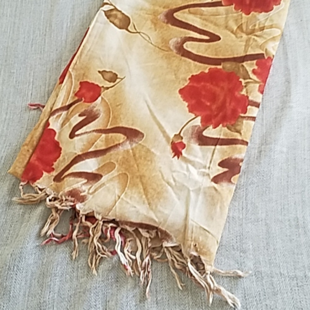 SCARF FLORAL - Picture 5 of 8